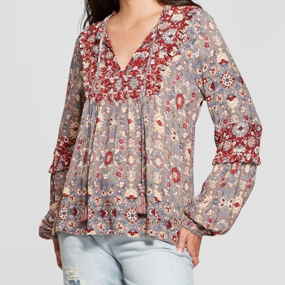 Knox Rose Peasant Blouse